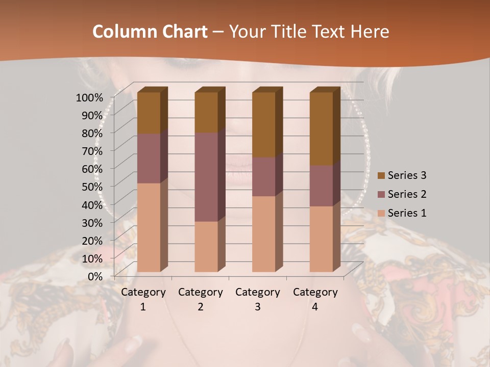 Lady Girl Charming PowerPoint Template