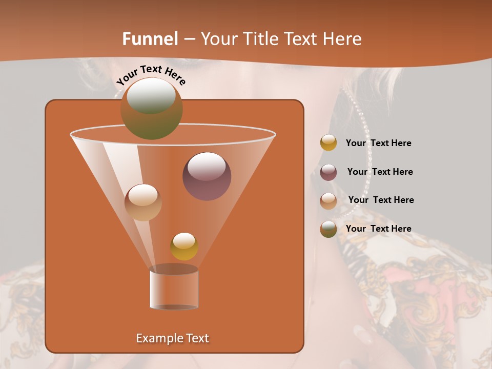 Lady Girl Charming PowerPoint Template