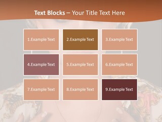 Lady Girl Charming PowerPoint Template