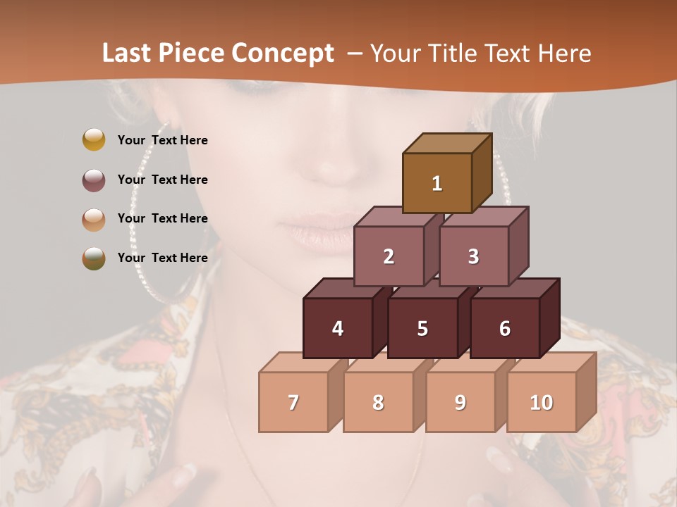 Lady Girl Charming PowerPoint Template