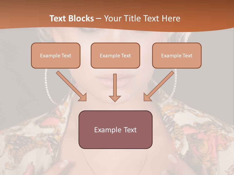 Lady Girl Charming PowerPoint Template