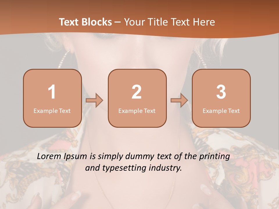 Lady Girl Charming PowerPoint Template