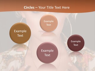 Lady Girl Charming PowerPoint Template