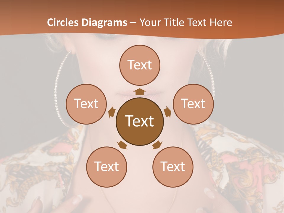 Lady Girl Charming PowerPoint Template