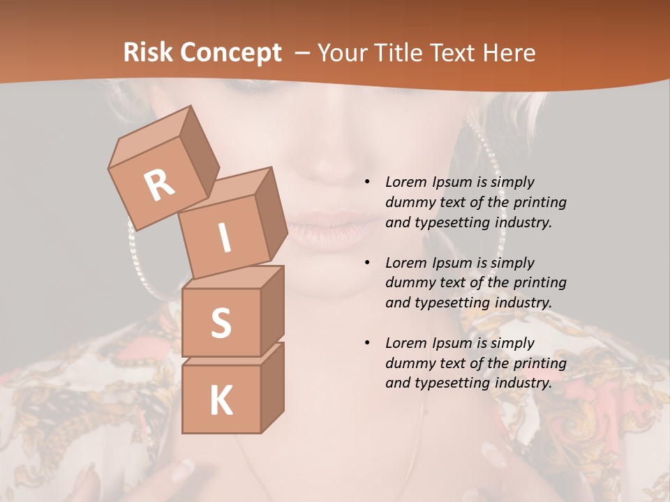 Lady Girl Charming PowerPoint Template