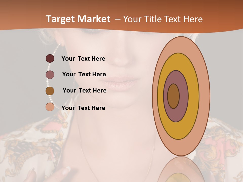 Lady Girl Charming PowerPoint Template