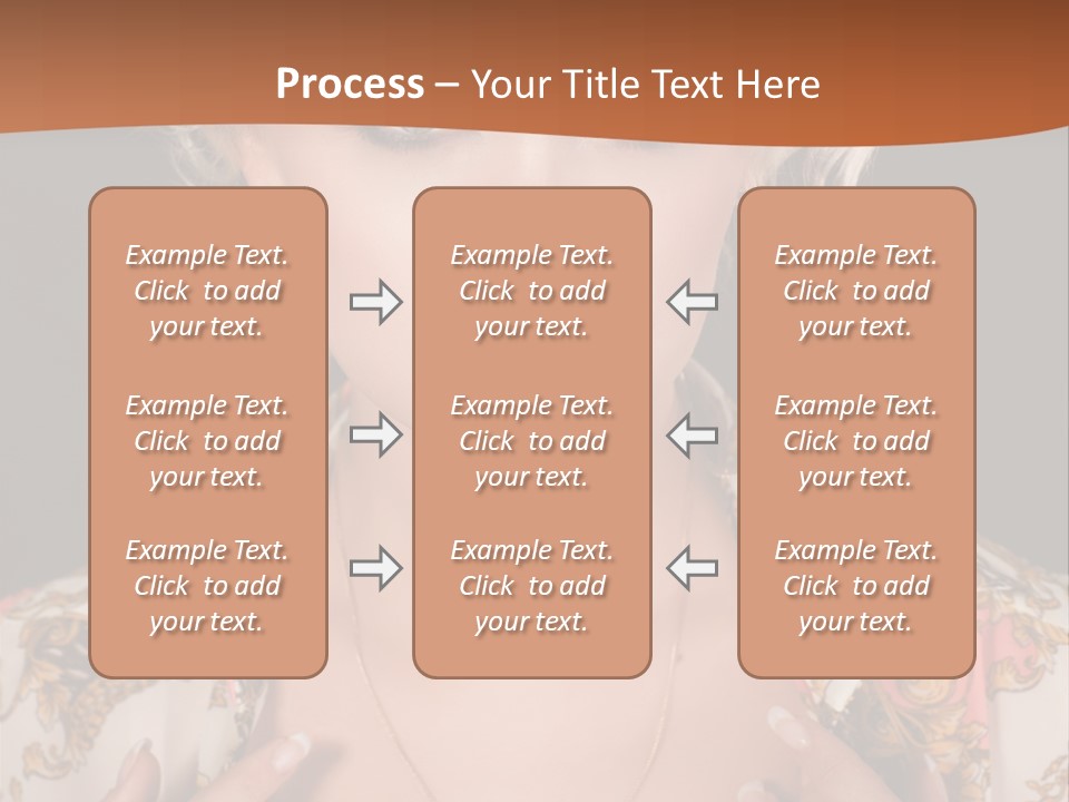 Lady Girl Charming PowerPoint Template