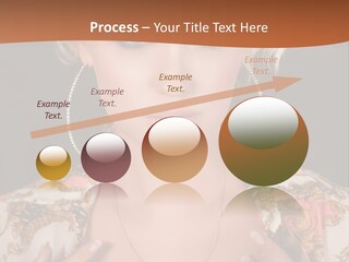 Lady Girl Charming PowerPoint Template