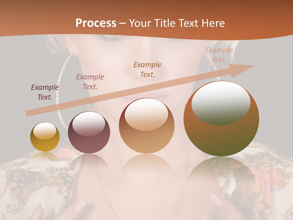 Lady Girl Charming PowerPoint Template