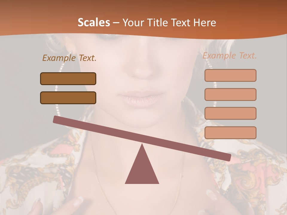 Lady Girl Charming PowerPoint Template