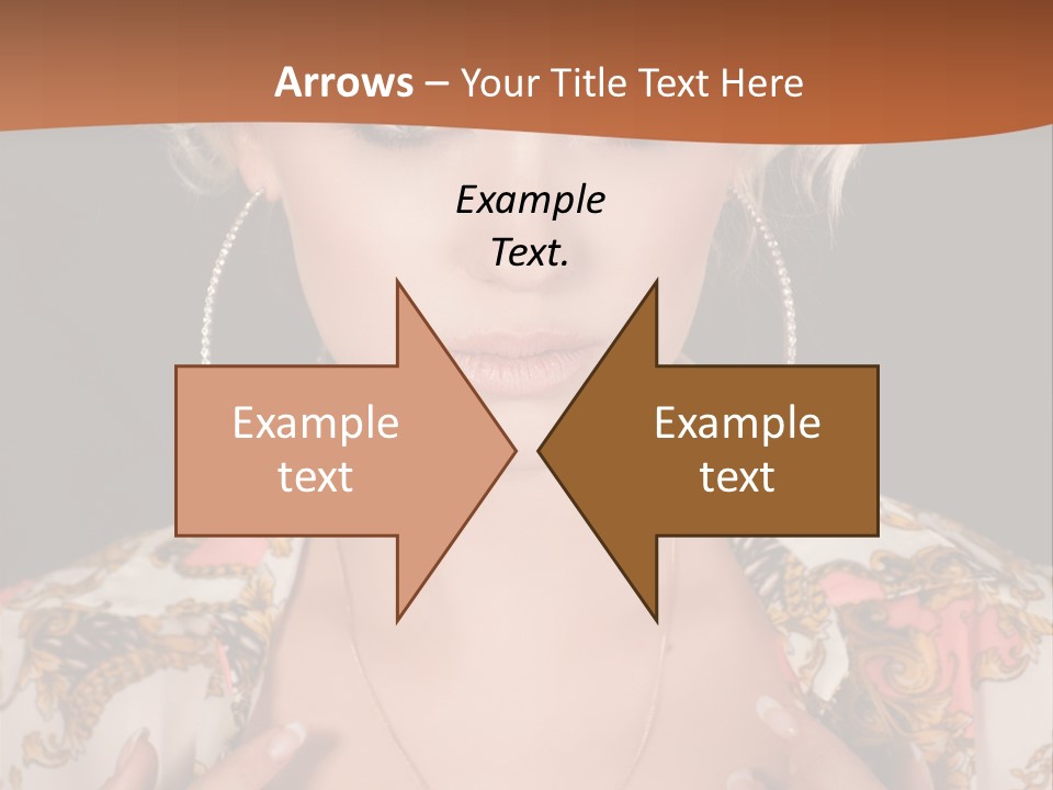 Lady Girl Charming PowerPoint Template