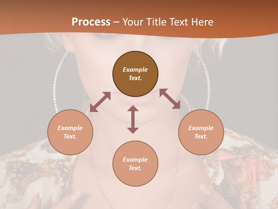 Lady Girl Charming PowerPoint Template