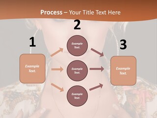 Lady Girl Charming PowerPoint Template