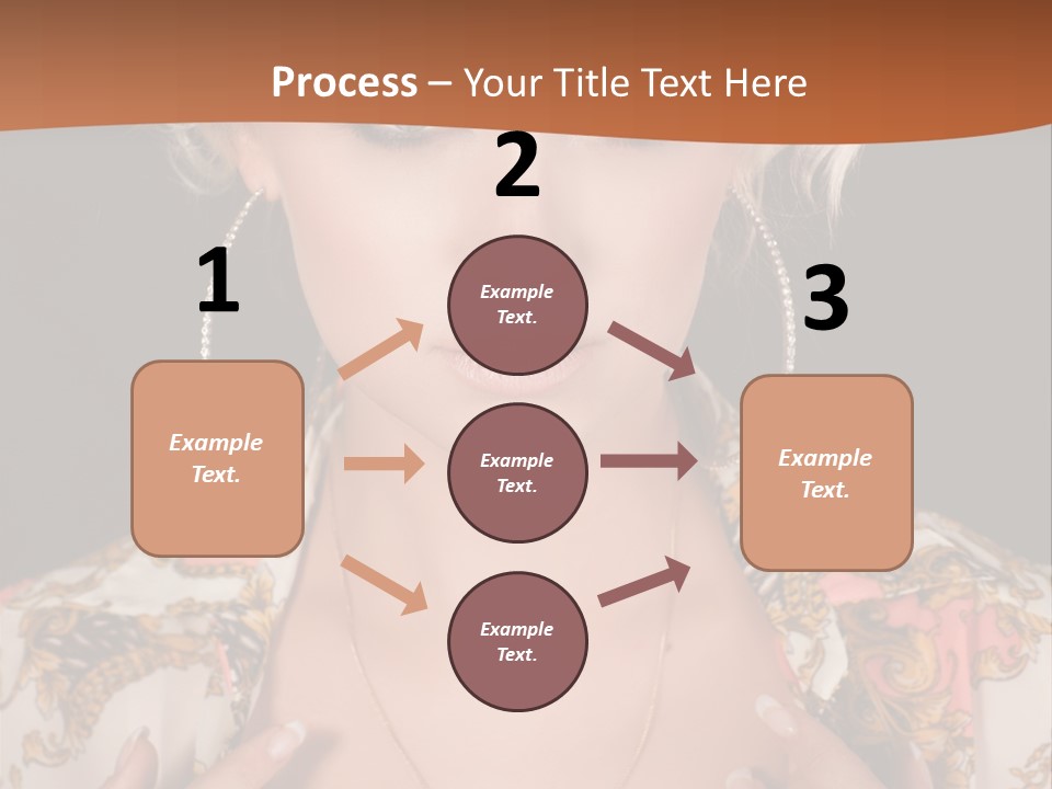 Lady Girl Charming PowerPoint Template
