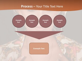 Lady Girl Charming PowerPoint Template