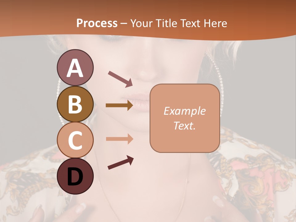 Lady Girl Charming PowerPoint Template