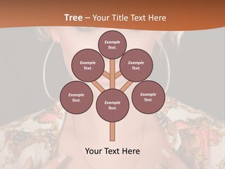 Lady Girl Charming PowerPoint Template