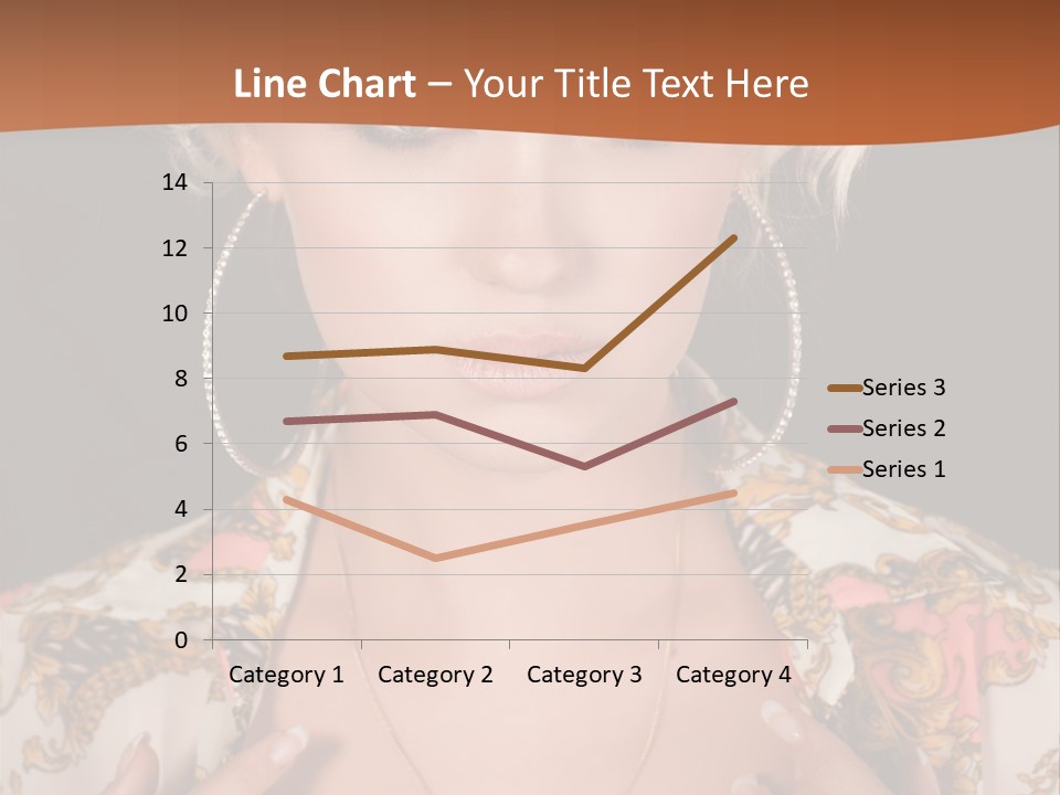 Lady Girl Charming PowerPoint Template