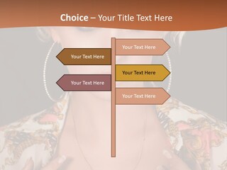 Lady Girl Charming PowerPoint Template