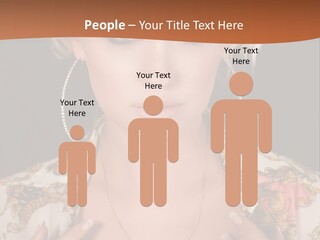 Lady Girl Charming PowerPoint Template