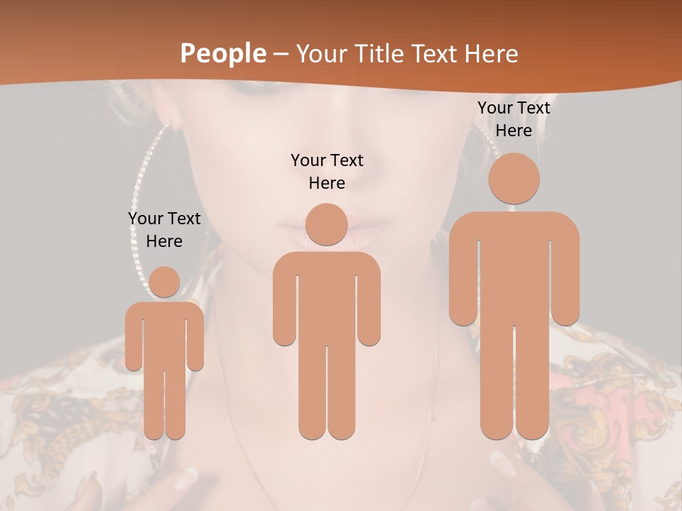 Lady Girl Charming PowerPoint Template