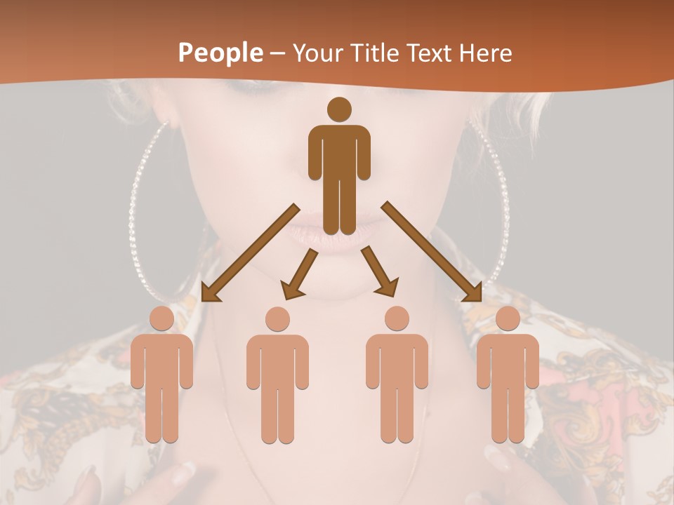 Lady Girl Charming PowerPoint Template