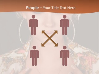 Lady Girl Charming PowerPoint Template