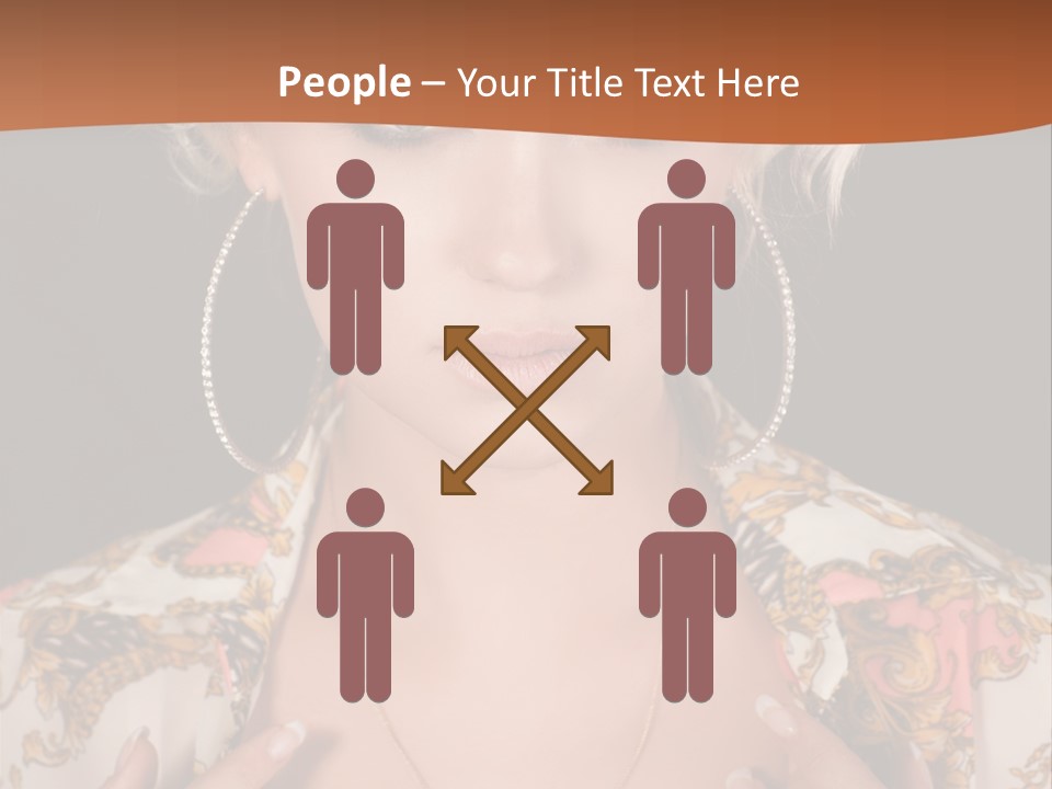 Lady Girl Charming PowerPoint Template