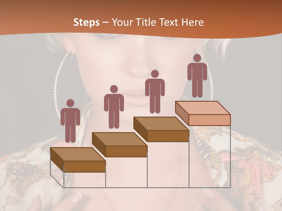 Lady Girl Charming PowerPoint Template