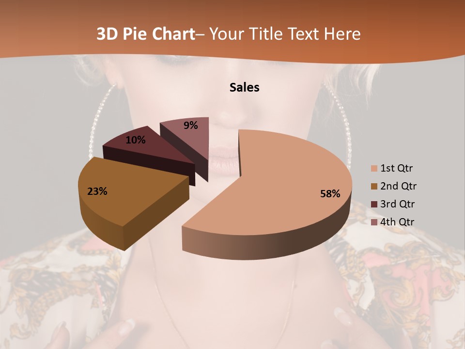 Lady Girl Charming PowerPoint Template