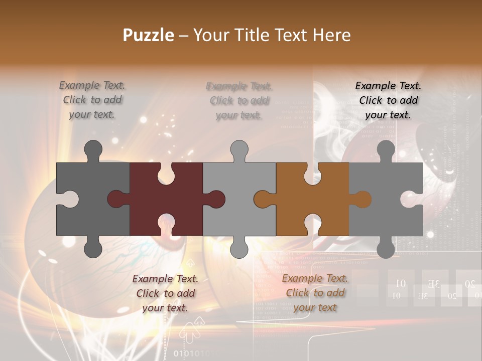 Green Biology Organ PowerPoint Template