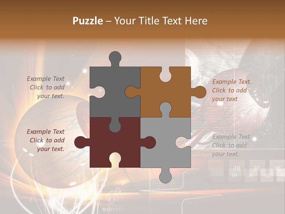 Green Biology Organ PowerPoint Template