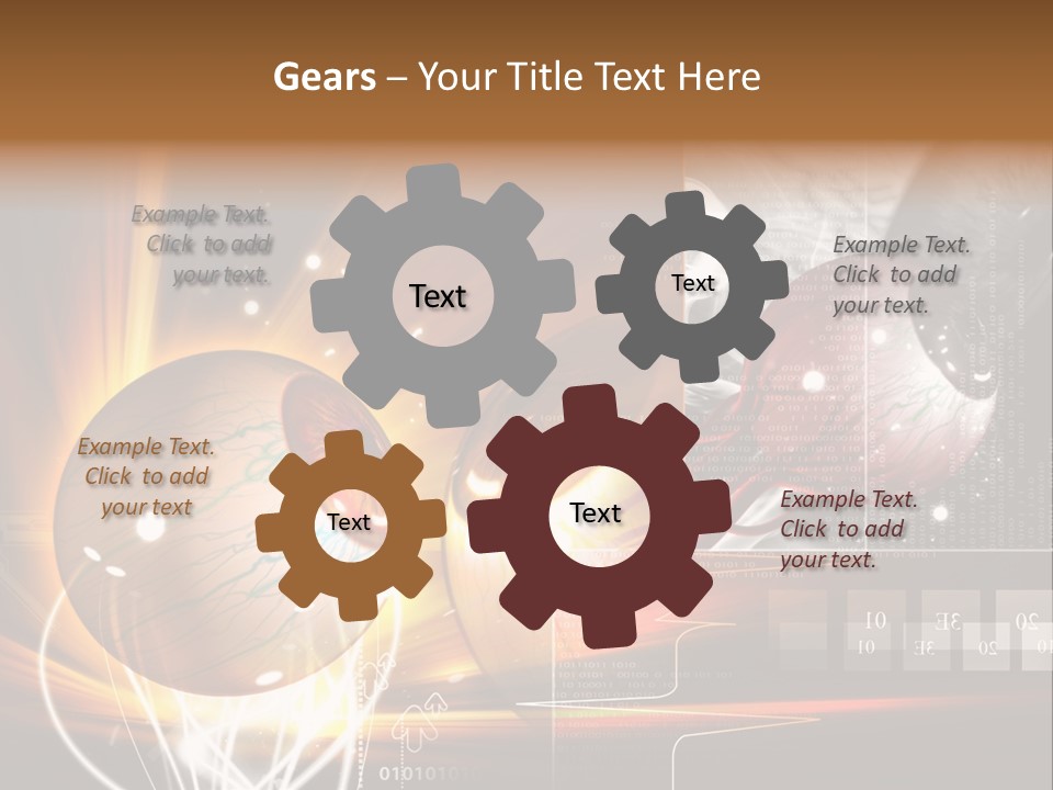 Green Biology Organ PowerPoint Template