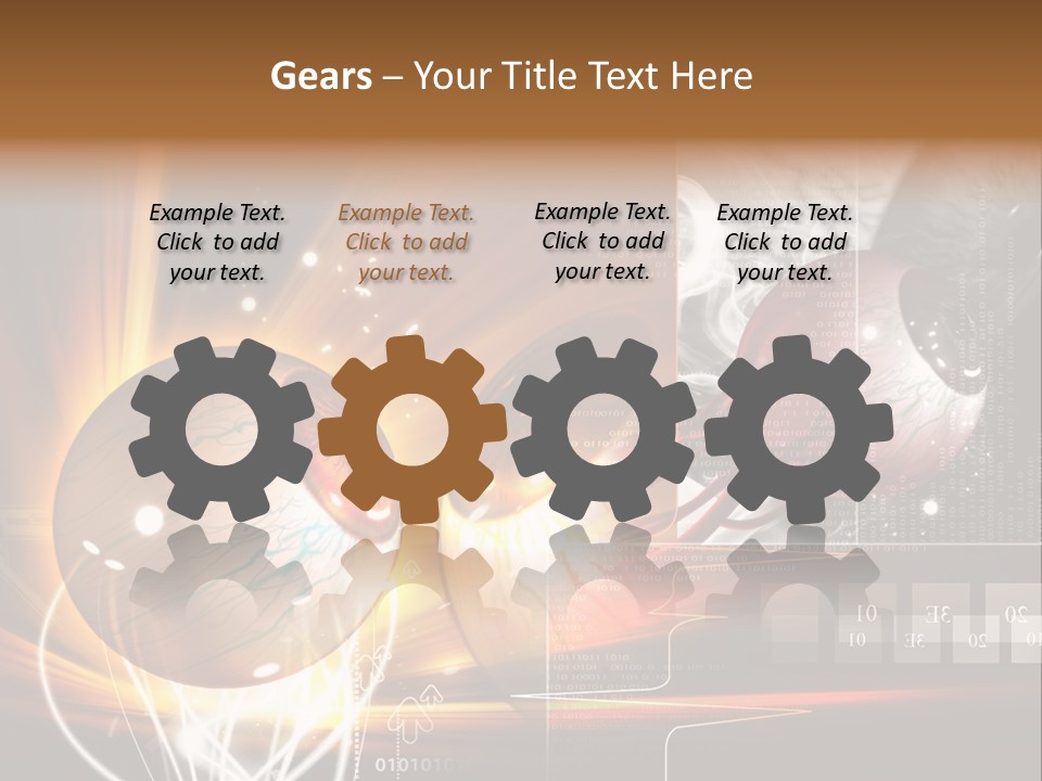 Green Biology Organ PowerPoint Template