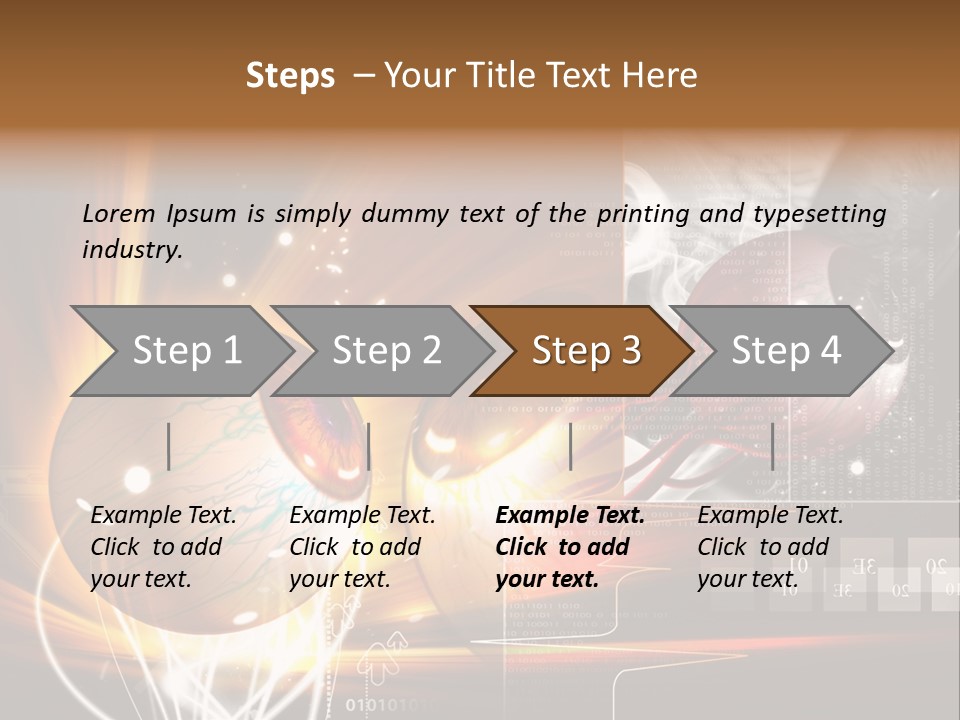 Green Biology Organ PowerPoint Template