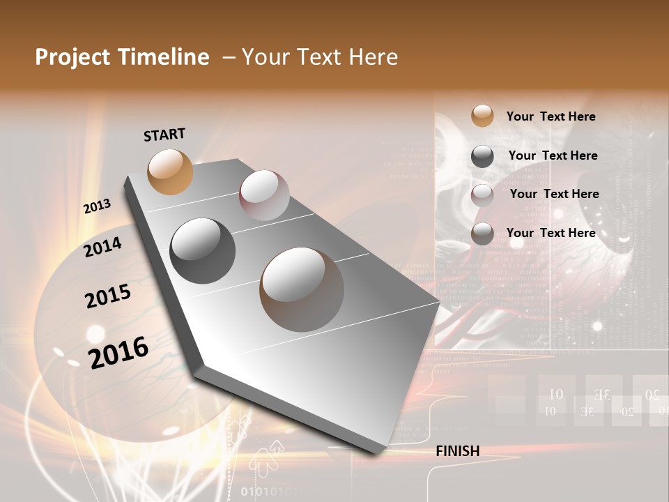 Green Biology Organ PowerPoint Template