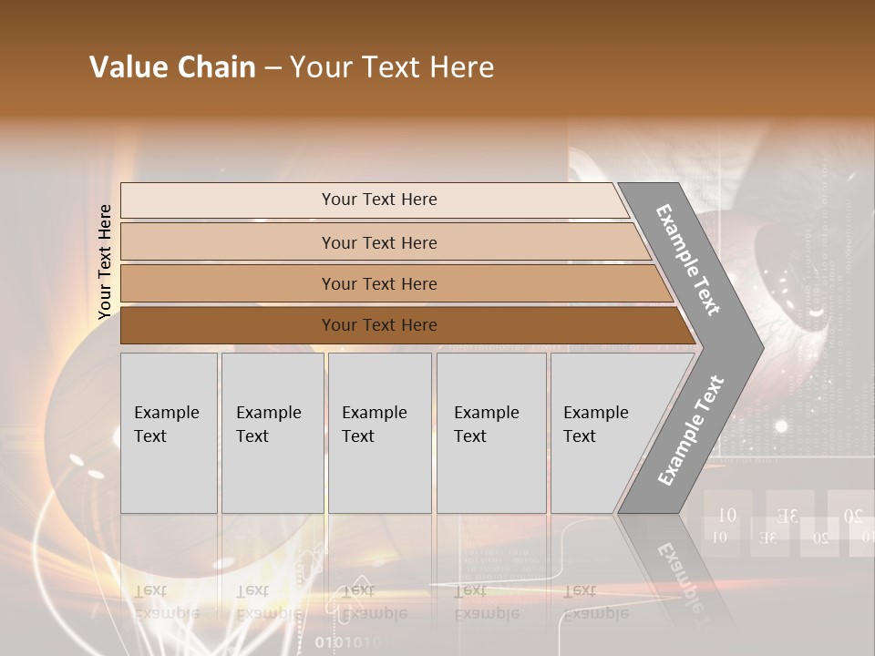 Green Biology Organ PowerPoint Template