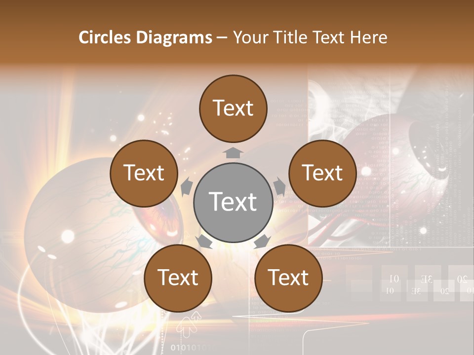 Green Biology Organ PowerPoint Template