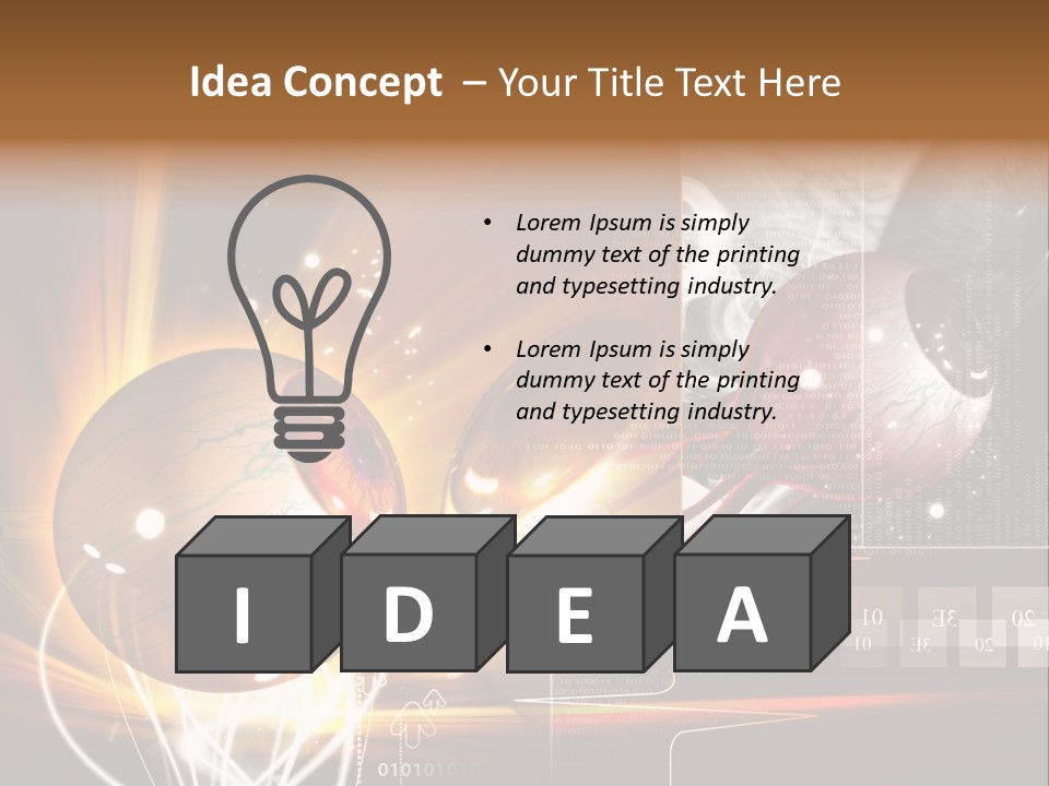 Green Biology Organ PowerPoint Template