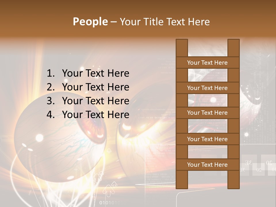 Green Biology Organ PowerPoint Template