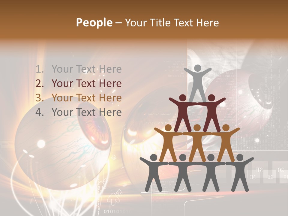 Green Biology Organ PowerPoint Template