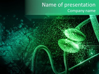 Digital Medical Render PowerPoint Template