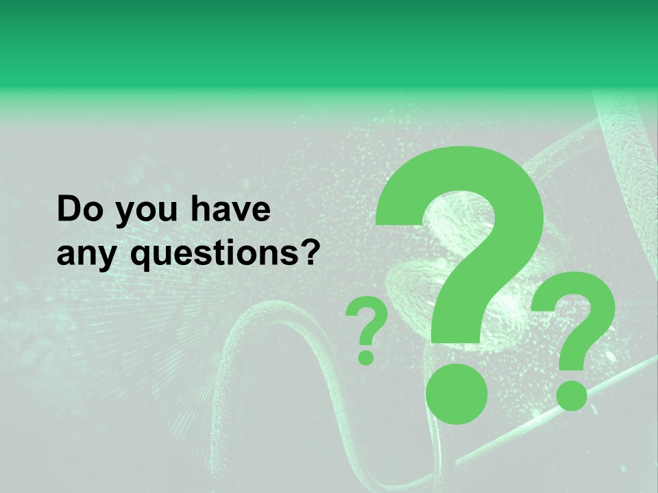 Digital Medical Render PowerPoint Template