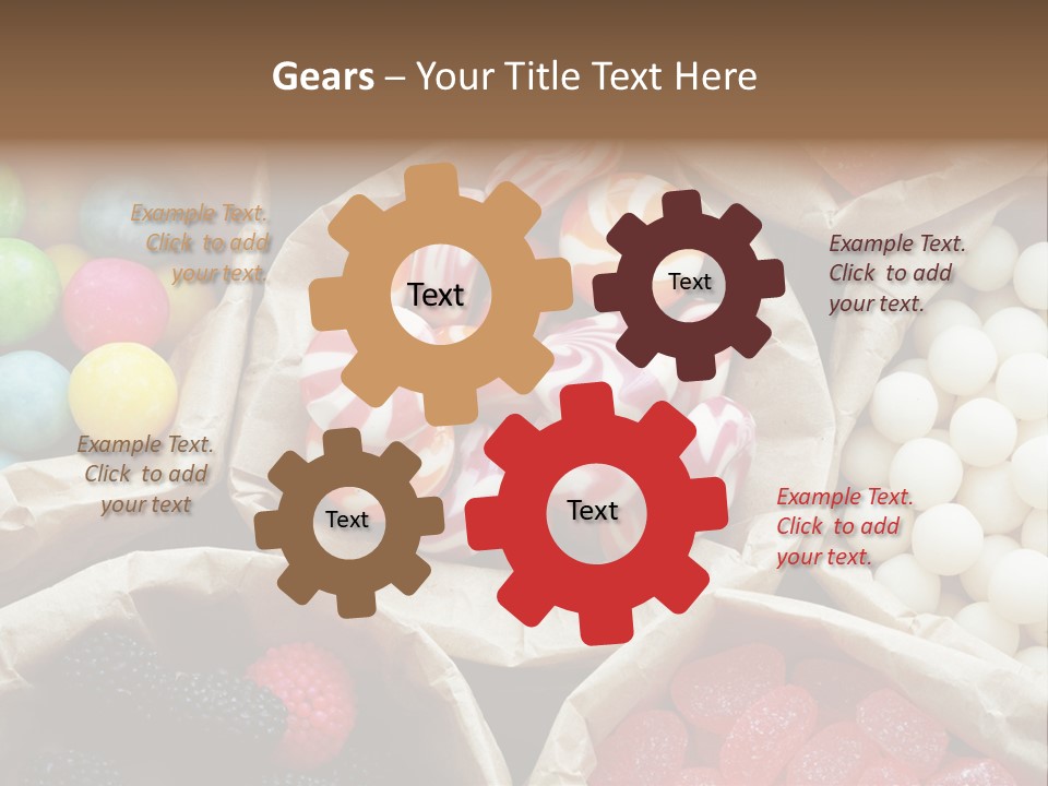 Many Group Shape PowerPoint Template