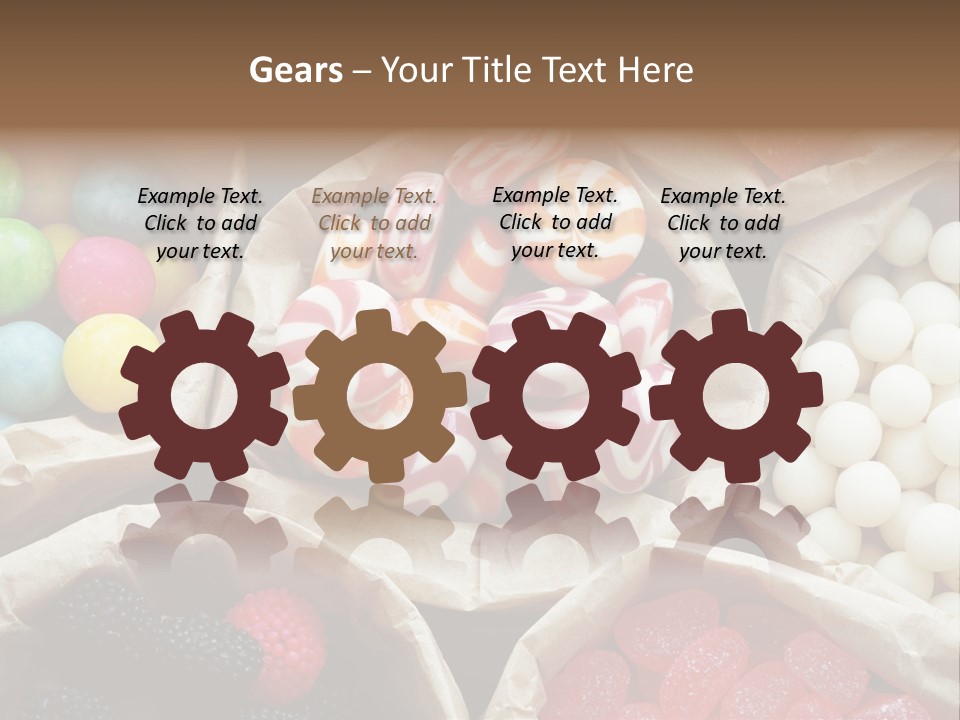 Many Group Shape PowerPoint Template