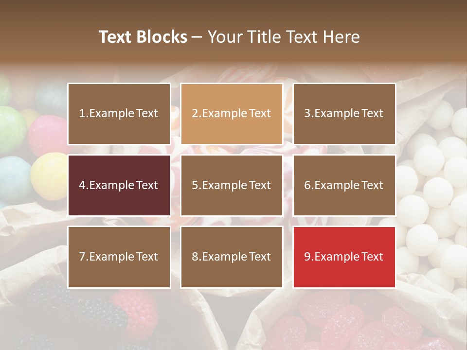 Many Group Shape PowerPoint Template