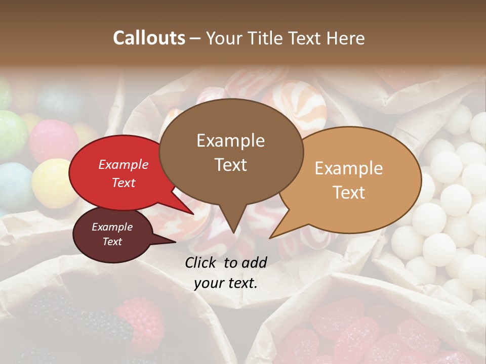 Many Group Shape PowerPoint Template
