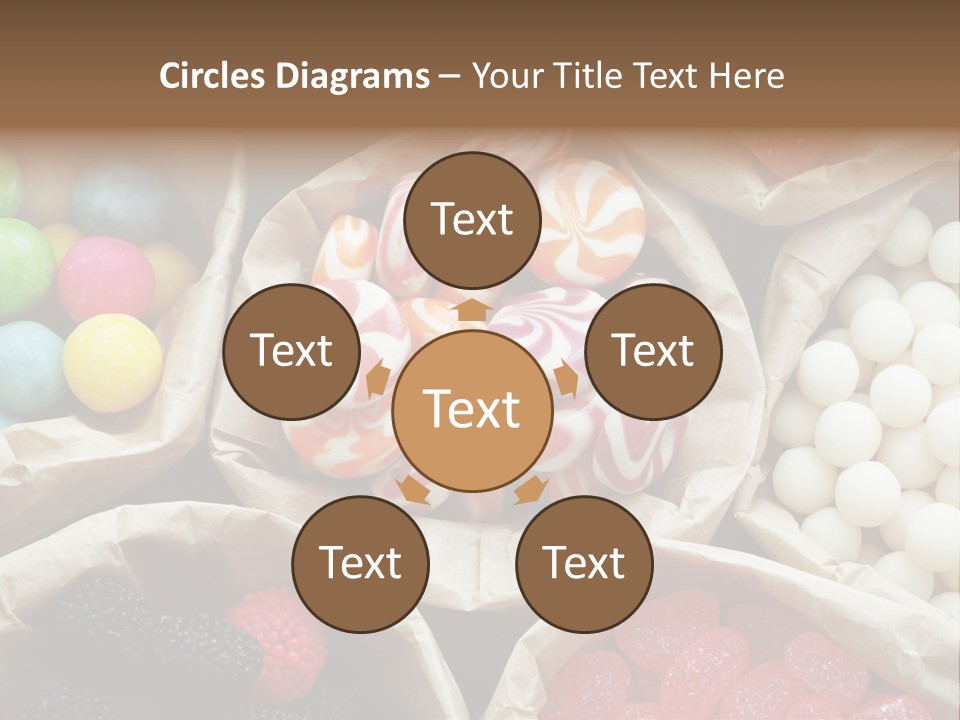 Many Group Shape PowerPoint Template