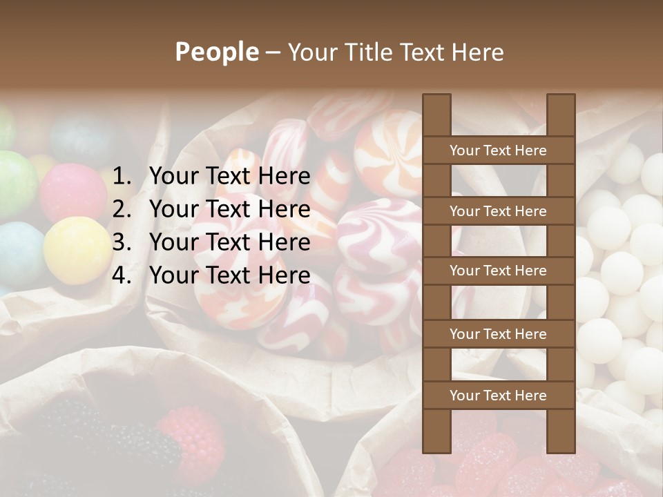 Many Group Shape PowerPoint Template