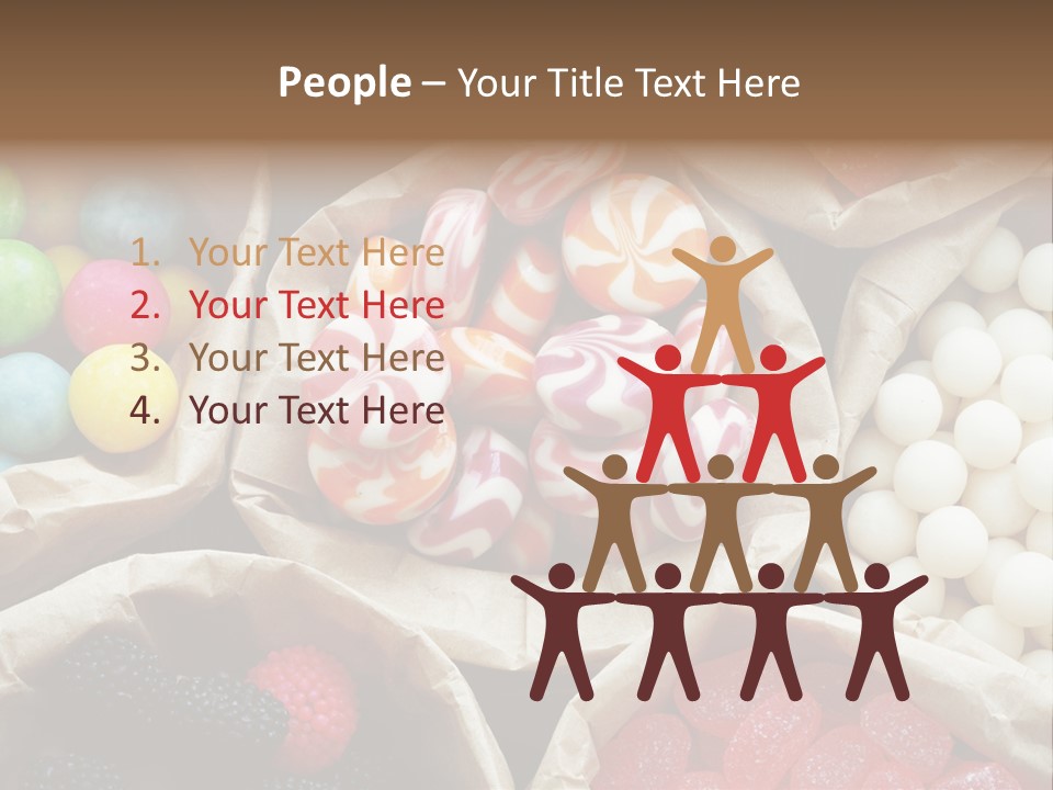 Many Group Shape PowerPoint Template